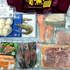 防疫在家吃 | 【有魚生鮮】的家庭海陸8件組 新鮮海鮮肉品應有盡有 魚肉防疫箱