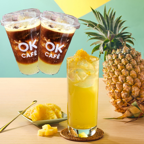 【OKmart】今夏重磅推出✨  西西里氣泡咖啡 ＆OLAND鳳梨冰茶  夏日消暑必喝飲品，清爽好滋味！